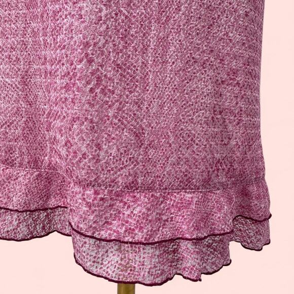 Pink textured midi dress - Picture 4 of 5